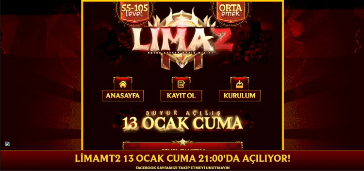 LimaMt2 tanıtım index Pop-up'lu